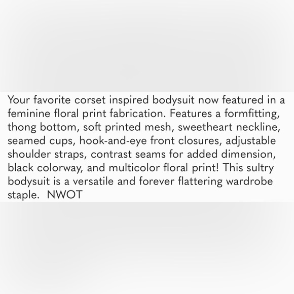 Free People Multicolored Lace Corset bodysuit Sz XS NWOT - Picture 2 of 10